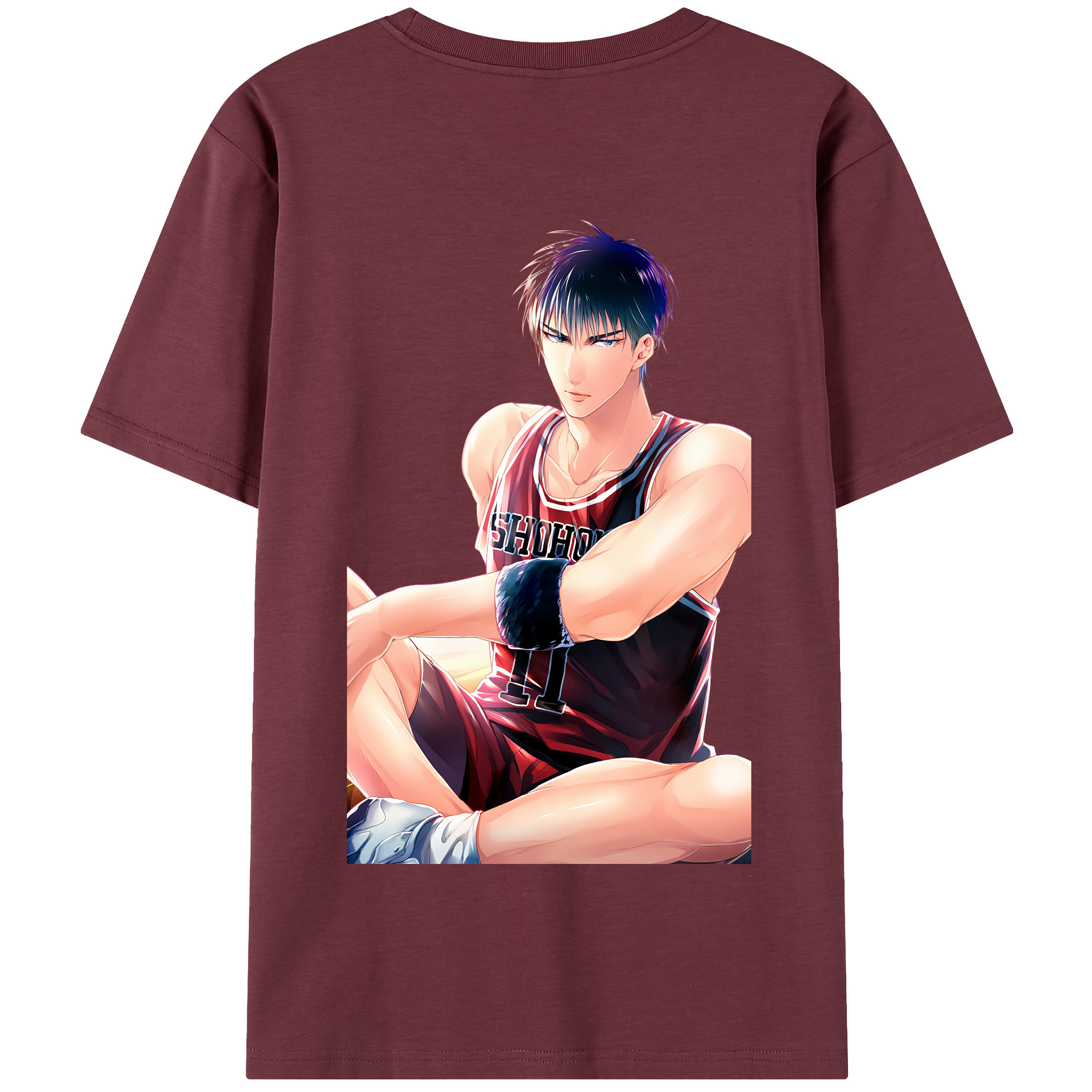 SLAM DUNK／スラムダンク 綿100％半袖Tシャツ（背面プリント）